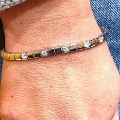 Bracelet Or blanc et Diamants