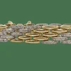 Bracelet or blanc et jaune 18 carats serti de diamants