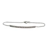 Bracelet or blanc serti d’une barrette de diamants