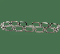Bracelet or blanc serti de diamants naturels