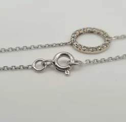Bracelet or blanc serti de diamants naturels