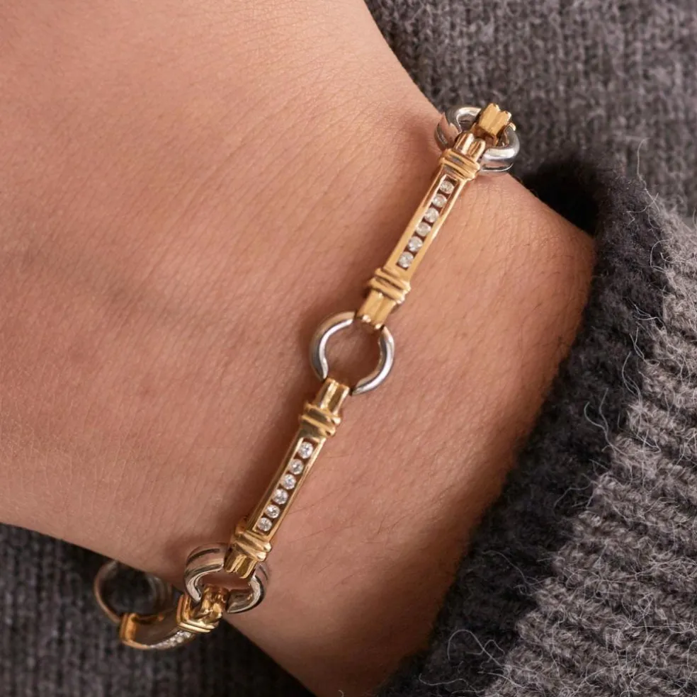Bracelet Or Diamants