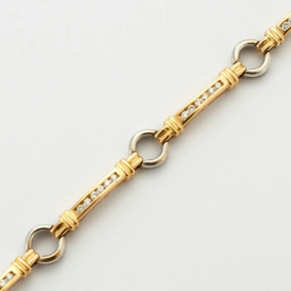 Bracelet Or Diamants
