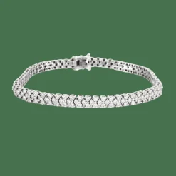 BRACELET OR ET DIAMANTS.