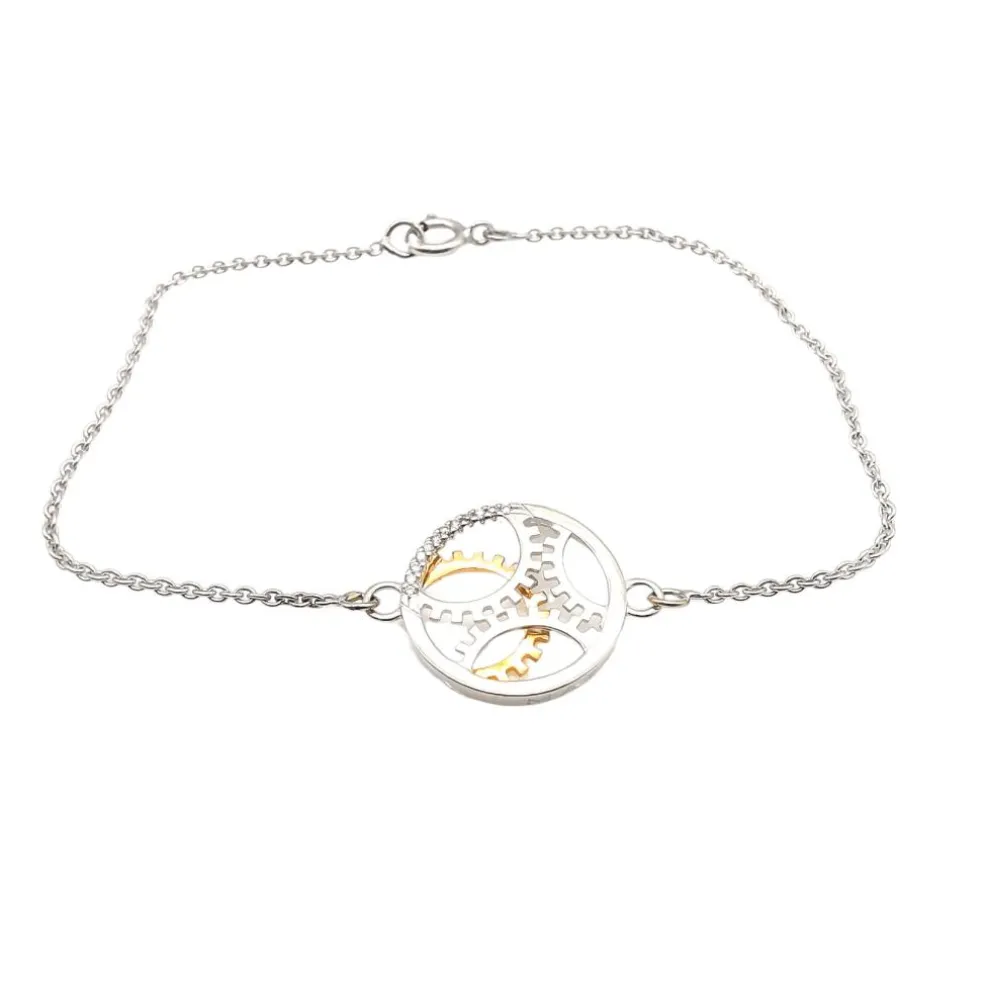 Bracelet or et diamants