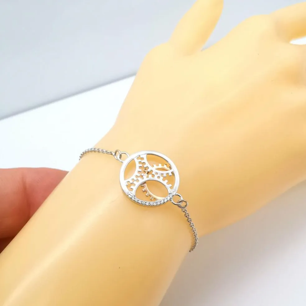 Bracelet or et diamants
