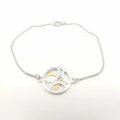 Bracelet or et diamants