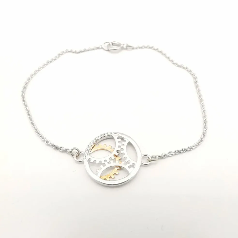 Bracelet or et diamants