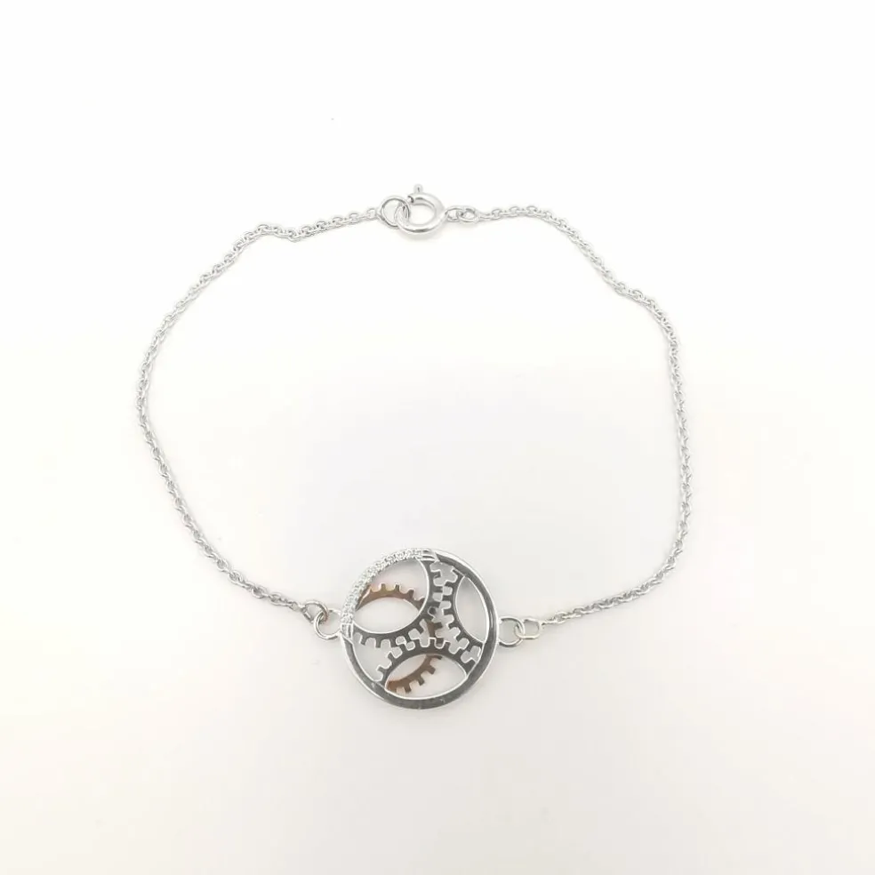 Bracelet or et diamants