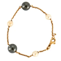 Bracelet or et perles