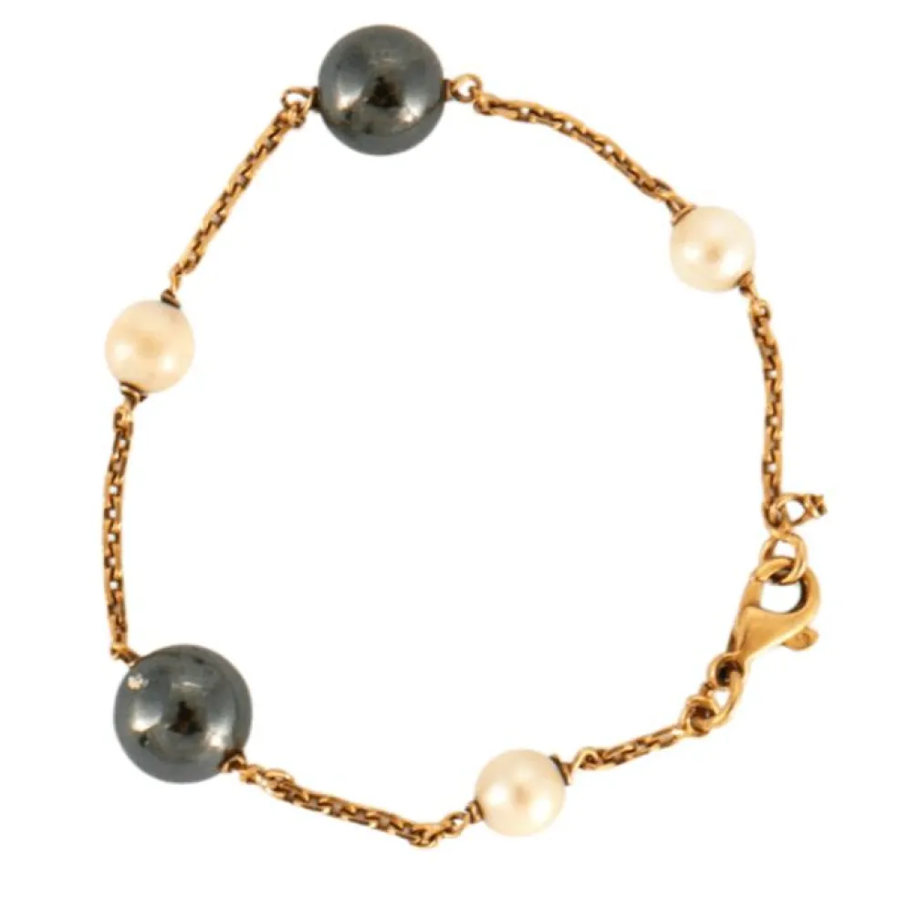 Bracelet or et perles