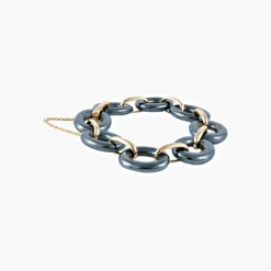 Bracelet Or Hématite