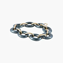 Bracelet Or Hématite