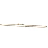 Bracelet or jaune 18 carats sertie de diamants