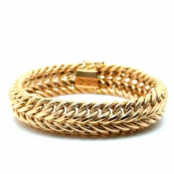 bracelet or jaune - Maille américaine