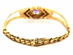 Bracelet Or jaune Améthyste