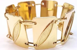 Bracelet or jaune Années 70