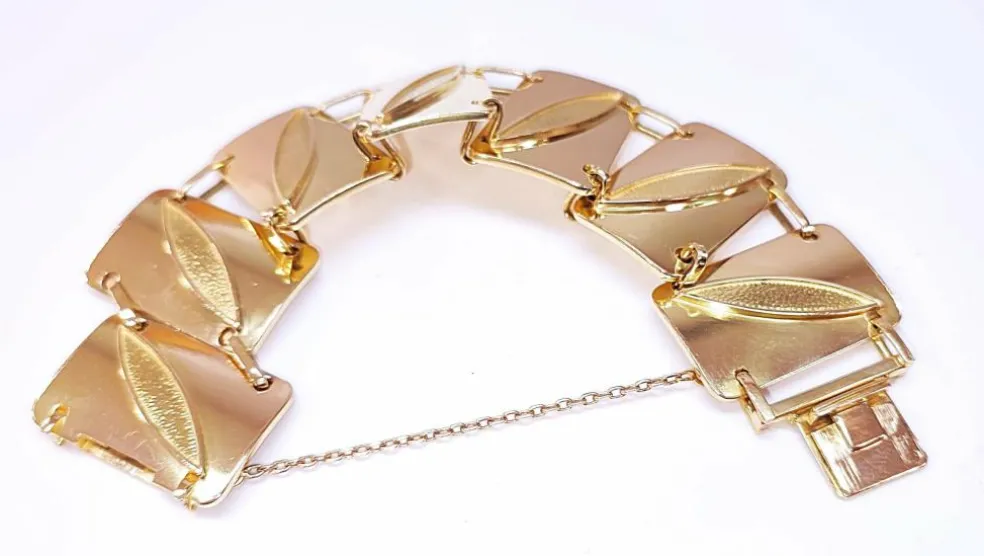 Bracelet or jaune Années 70
