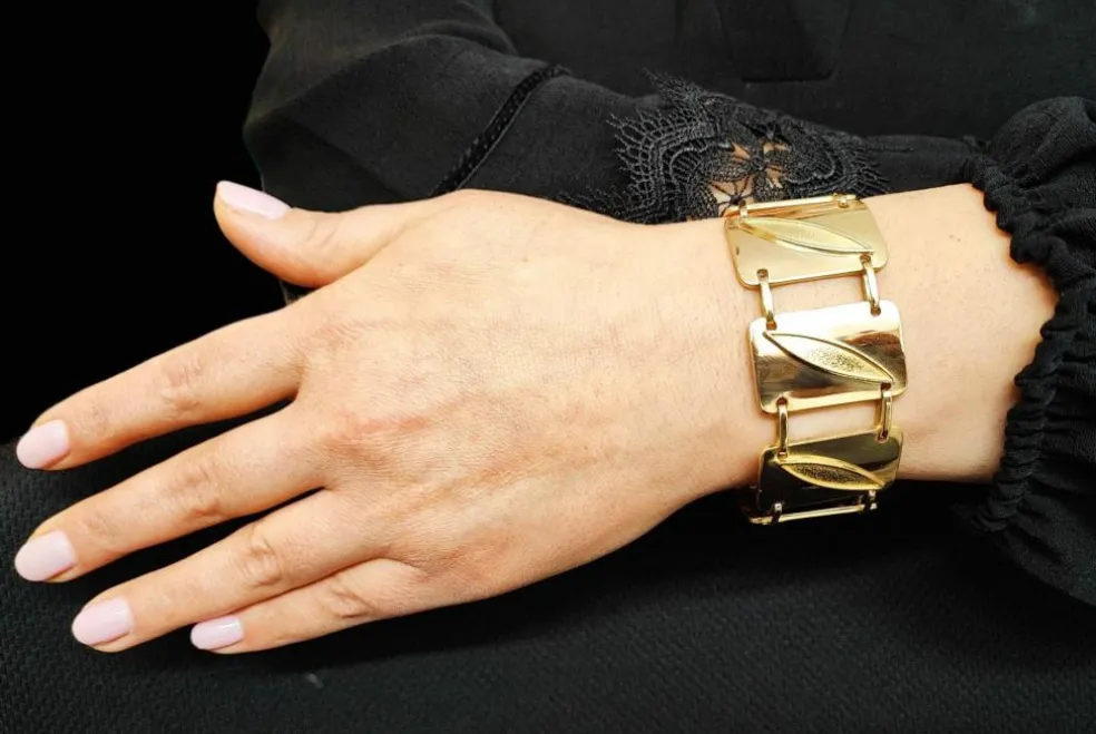 Bracelet or jaune Années 70