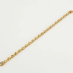 Bracelet or jaune diamants