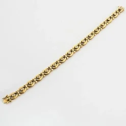 Bracelet or jaune diamants