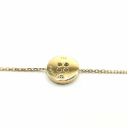 Bracelet or jaune diamants signé Ely Bela