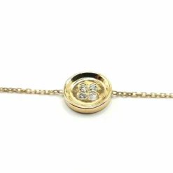 Bracelet or jaune diamants signé Ely Bela