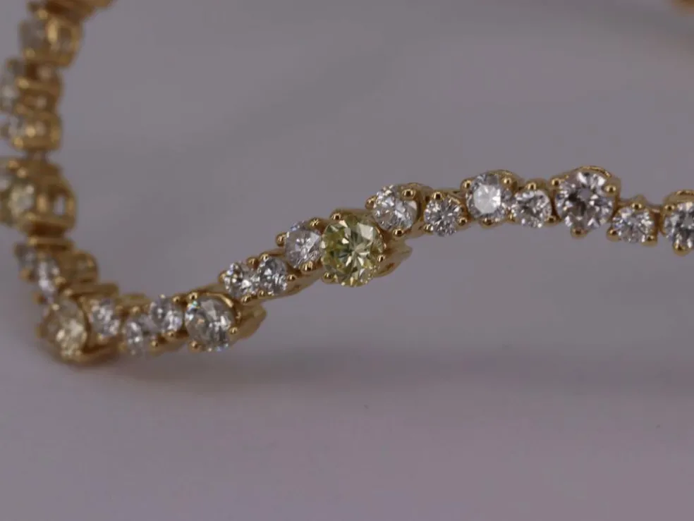 Bracelet Or jaune Diamants
