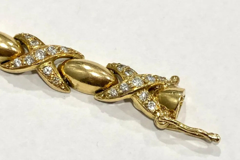 Bracelet Or jaune Diamants