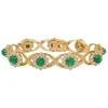 Bracelet Or jaune Emeraude