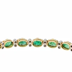 Bracelet Or jaune Emeraude