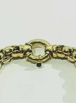 Bracelet Or Jaune et Saphir