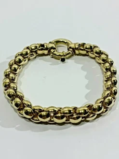 Bracelet Or Jaune et Saphir