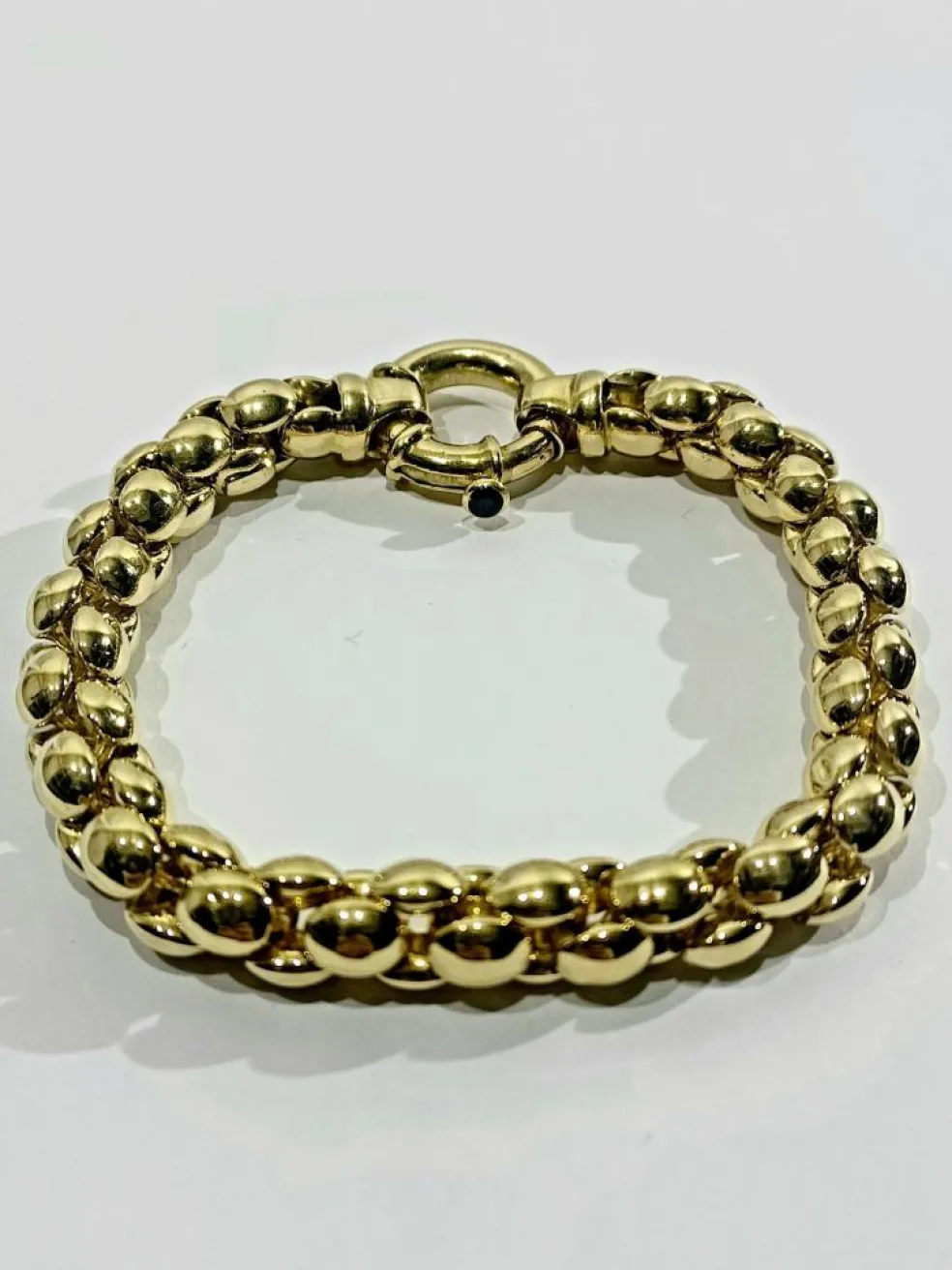 Bracelet Or Jaune et Saphir