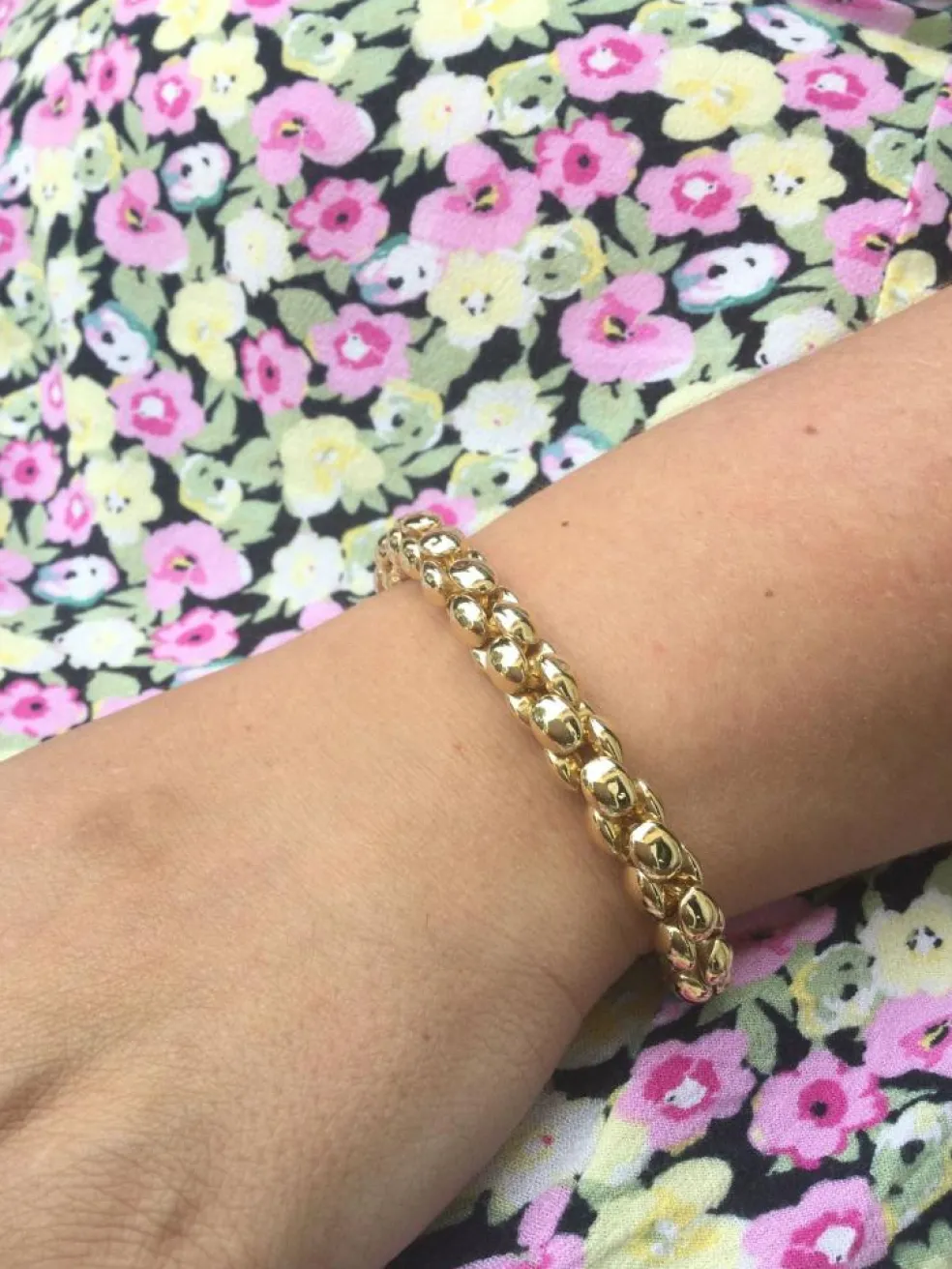 Bracelet Or Jaune et Saphir