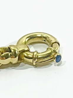 Bracelet Or Jaune et Saphir