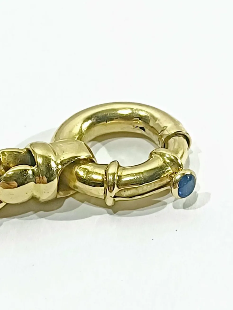 Bracelet Or Jaune et Saphir