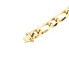 Bracelet Or Jaune Gourmette Souple