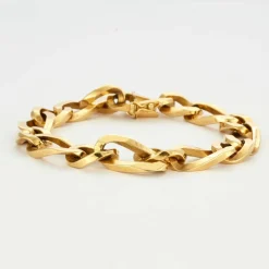 Bracelet Or Jaune Gourmette Souple