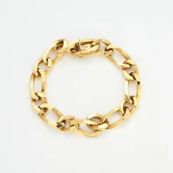 Bracelet Or Jaune Gourmette Souple
