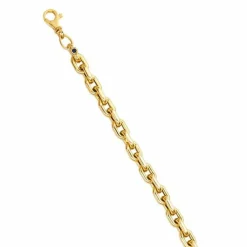 Bracelet or jaune grosse maille
