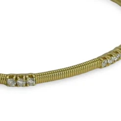 Bracelet or jaune 18K et diamants