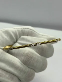 Bracelet or jaune 18K et diamants