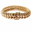 Bracelet or jaune maille américaine