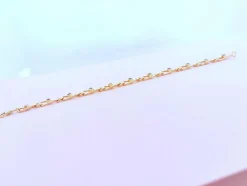 Bracelet or jaune émeraudes rubis saphirs