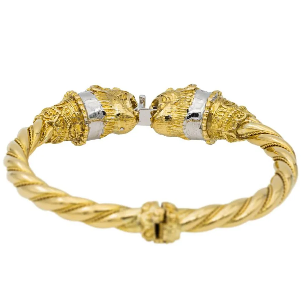 Bracelet Or jaune, Or blanc Diamant, Rubis
