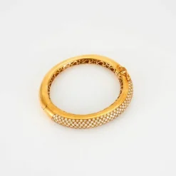 Bracelet Or jaune pavage Diamants