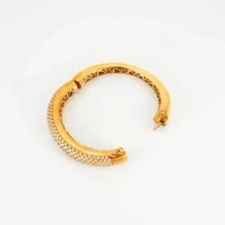 Bracelet Or jaune pavage Diamants
