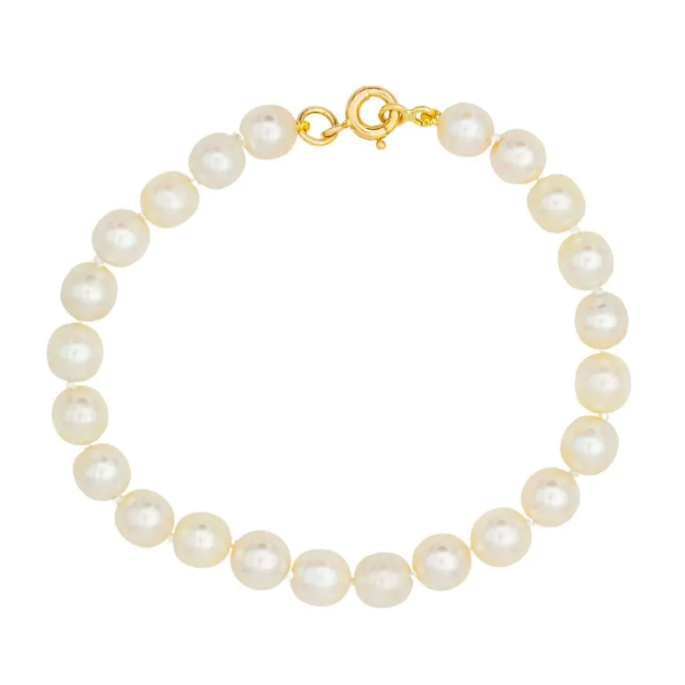Bracelet Or jaune Perle