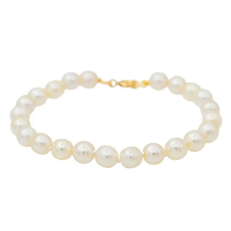 Bracelet Or jaune Perle